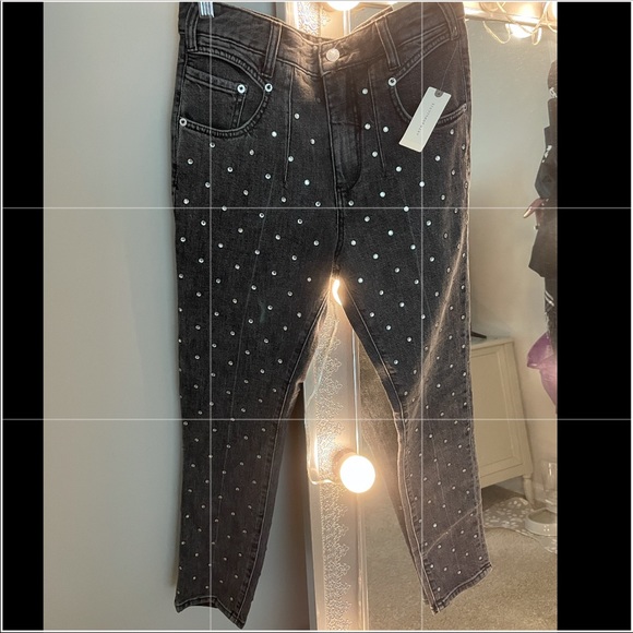 NWT Anthropologie Studded Pants - Picture 5 of 6